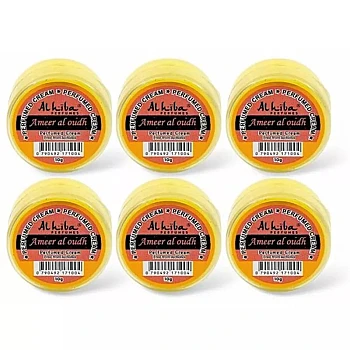 Al Hiba Ameer Al Oudh Perfumed Body Cream (10g, Pack of 6)