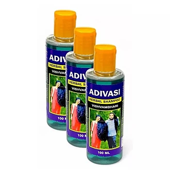 Adivasi Herbal Hair Shampoo (100ml, Pack of 3)