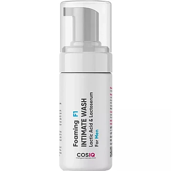COSIQ Foaming F1 Intimate Wash Lactic Acid & Lactoserum For Men (100ml)