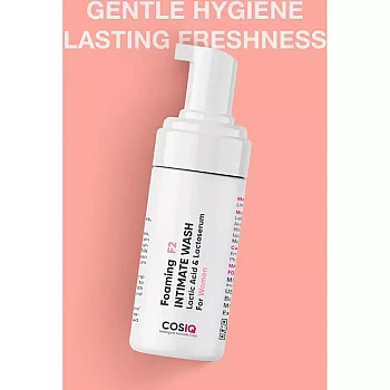 COSIQ Foaming F2 Intimate Wash Lactic Acid & Lactoserum For Women (100ml)