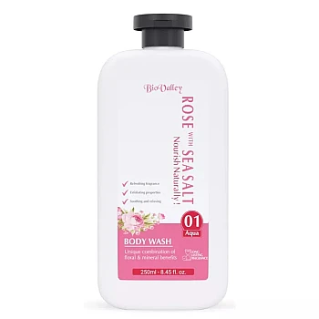 Bio Valley Rose With Sea Salt Body Wash (250ml)