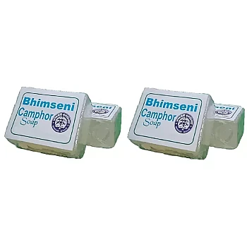 Bhimseni Camphor Glycerin Soap (125g, Pack of 4)