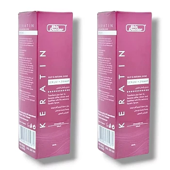Skin Doctor Keratin Silky And Natural Shine Hair Serum (100ml, Pack of 2)