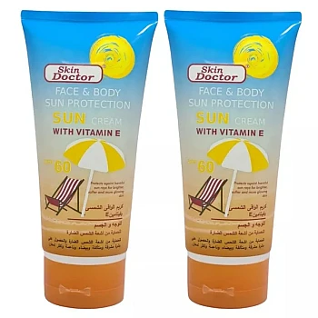 Skin Doctor Face And Body Sun Protection Sun Cream Spf60 (150g, Pack of 2)
