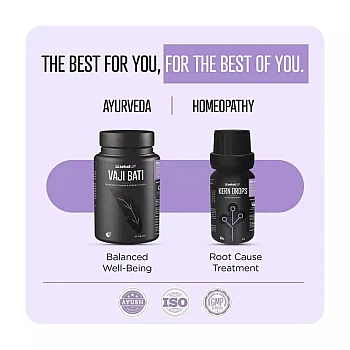 SehatUP Kern Drop + Vaji Bati Tablets (Drop 30ml + Tablets 30) (1Pack)