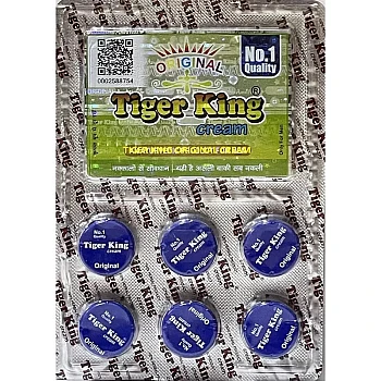 Tiger King Cream For Men (Each 2g) (6pcs, Pack of 10)