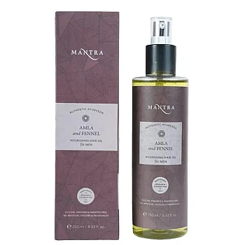 Mantra Herbal Amla & Fennel Nourishing For Men Hair Oil (250ml)