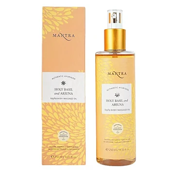 Mantra Herbal Holy Basil And Arjuna Kapha Body Massage Oil (250ml)