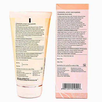 Mantra Herbal Cinnamon Honey & Almond Polishing Mud Pack (200g)