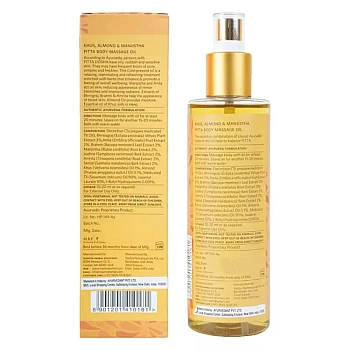 Mantra Herbal Khus, Almond And Manjistha Pitta Body Massage Oil (250ml)