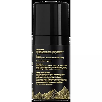 Bixa Botanical Pure Himalayan Shilajit Resin Pump (20g)