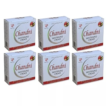 Chandni Whitening Cream (28g, Pack of 6)