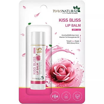7Days Natural Kiss Bliss Lip Balm Spf 15 (5g)