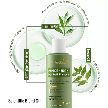 7Days Natural Peptide + Biotin Dandruff Shampoo (250ml)