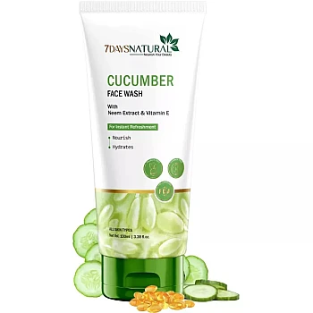 7Days Natural Cucumber Face Wash (100ml)