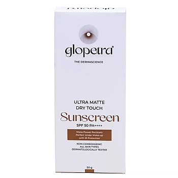 Glopetra Ultra Matte Dry Touch Sunscreen Spf 50 Pa+++ (50g)