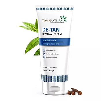 7Days Natural De-Tan Removal Cream (100g)