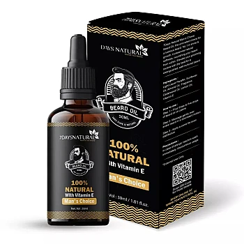 7Days Natural Beard Oil With Vitamin E (30ml)