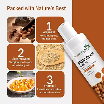 7Days Natural Moroccan Hair Oil (100ml)