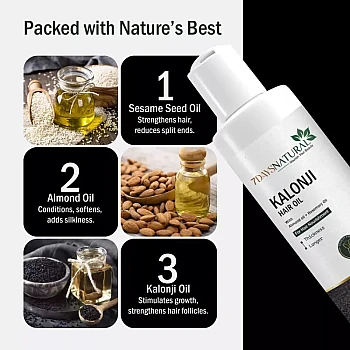 7Days Natural Kalonji Hair Oil (100ml)