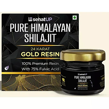 SehatUP Tadalafil Tablets Ip (10mg) + Shilajit Gold Resin + Ashwagandha Tablets (4Tab + 20g + 60Tab) (1Pack)