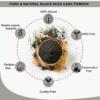 Hillpure Organic Black Seed Cake Powder (250g)