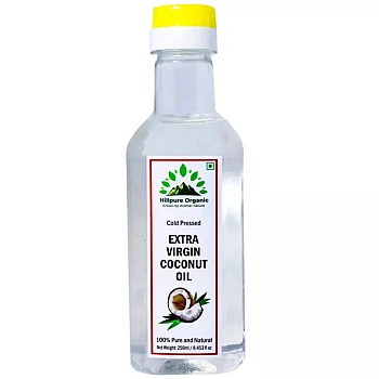 Hillpure Organic Extra Virgin Coconut Oil (250ml, Pack of 2)