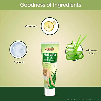 Multani Naturals Aloe Vera Hair Removal Cream (60ml)