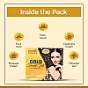 Multani Naturals Gold Facial Kit Contains For Golden Glow (Cleansing Cream 20ml + Massage Cream 20ml + Face Scrub 20ml + Face Pack 20ml + Massage Gel 20ml) (100g)