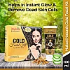 Multani Naturals Gold Facial Kit Contains For Golden Glow (Cleansing Cream 20ml + Massage Cream 20ml + Face Scrub 20ml + Face Pack 20ml + Massage Gel 20ml) (100g)