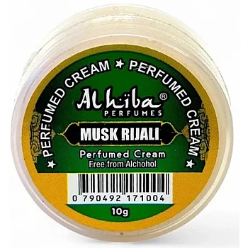 Al Hiba Musk Rijali Perfumed Body Cream (10g, Pack of 3)