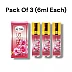 Al Hiza Perfumes Lotus Roll-on Perfume (6ml, Pack of 3)