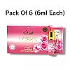 Al Hiza Perfumes Lotus Roll-on Perfume (6ml, Pack of 6)