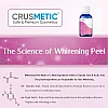 Crusmetic Whitening Peel + Neutralizer Solution + Brush+ Disifected Cotton Swab Stick (10ml + 30ml + 1 brush + 2 pcs Stick) (1Pack)