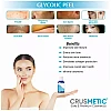 Crusmetic Glycolic 35% Peel + Neutralizer Solution + Brush+ Disifected Cotton Swab Stick (10ml + 30ml + 1 brush + 2 pcs Stick) (1Pack)