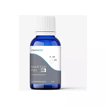 Crusmetic Salicylic Peel 15% + Neutralizer Solution + Brush+ Disifected Cotton Swab Stick (10ml + 30ml + 1 brush + 2 pcs Stick) (1Pack)