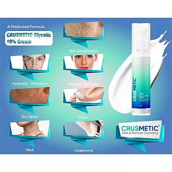 Crusmetic 10% Glycolic Acid Cream (30g)