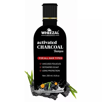 Wheezal Activated Charcoal Shampoo (200ml)