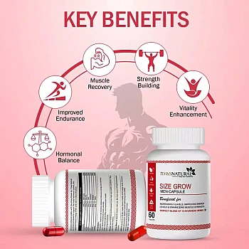 7Days Natural Size Grow Men Capsules (60cap, Pack of 2)