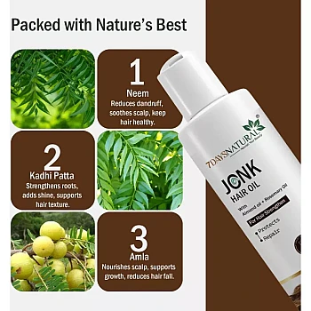 7Days Natural Jonk Hair Oil (100ml, Pack of 2)