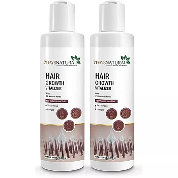 7Days Natural Hair Growth Vitalizer Oil (100ml, Pack of 2)