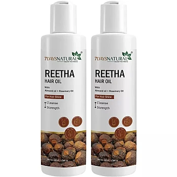 7Days Natural Reetha Hair Oil (100ml, Pack of 2)