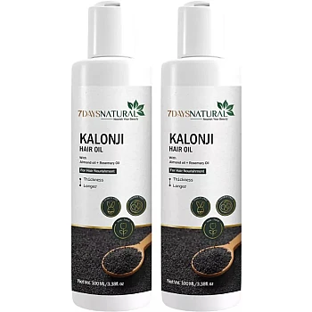 7Days Natural Kalonji Hair Oil (100ml, Pack of 2)