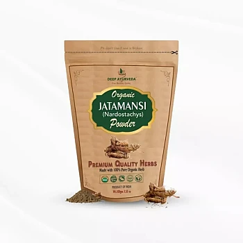 Deep Ayurveda Organic Jatamansi (Nardostachys) Powder (100g)