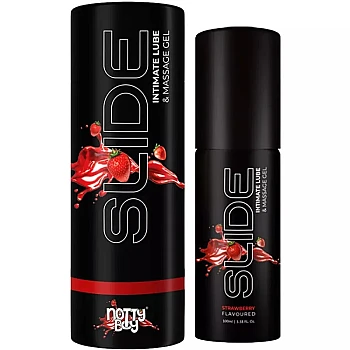 NottyBoy Slide Lubricant Gel Flavoureo Strawberry (100ml)