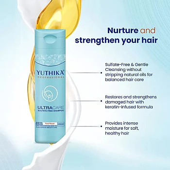 Yuthika Ultracare Sulfate Free Shampoo (250ml)