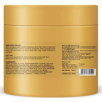 Yuthika Vertix Hydrolyzed Keratin Hair Mask (500ml)