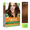 Nisha Creme Hair Color 7.53 Chocolate Blonde (Colorant 20g + Developer 20ml) (1Pack, Pack of 6)