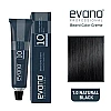 EVANO Beard Colour Creme For Men 1.0 Natural Black (50g)