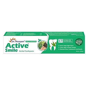 Dr Morepen Active Smile Herbal Toothpaste (100g)